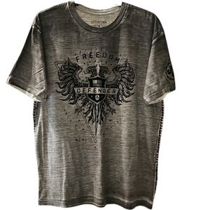 💀Affliction Shortsleeve Crewneck Back/Front Graphic Tee. Men's Size: 3XL.
